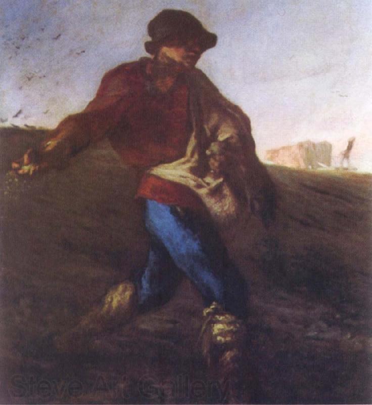 Jean Francois Millet The Sower Norge oil painting art